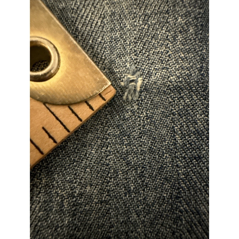 Tommy Hilfiger Shirt Men's XXL Denim Long Sleeve Button Down Blue Jean‎ Vintage - Picture 12 of 13